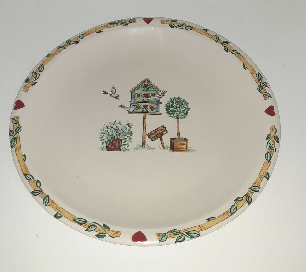 Thomson Pottery Birdhouse Serving Bowl Whimsical Multi Purpose Decorative